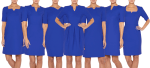Electric-Blue-Work-dresses